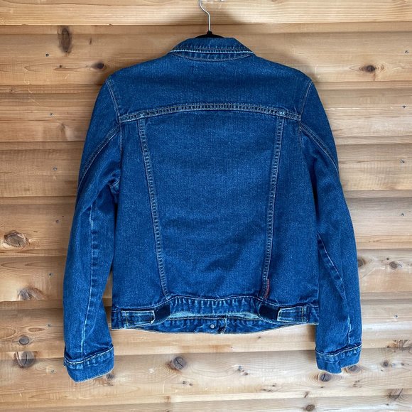 Roxy X Quiksilver Collaboration Classic Blue Denim Jean Jacket! Women XL - Picture 5 of 12
